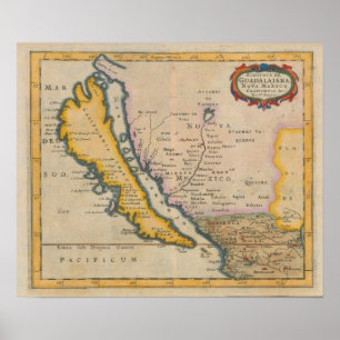 Vintage New Mexico California Print
