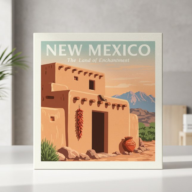 Vintage New Mexico Ceramic Tile (Creator Uploaded)