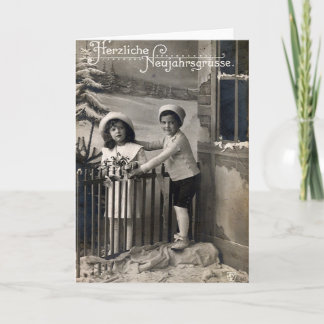 Vintage : New Year - Holiday Card