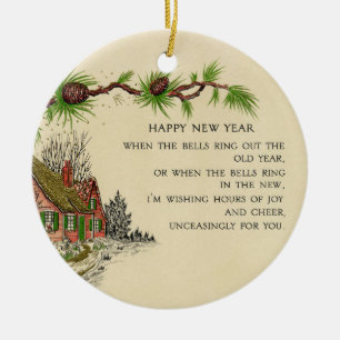 Vintage New Year Ornament