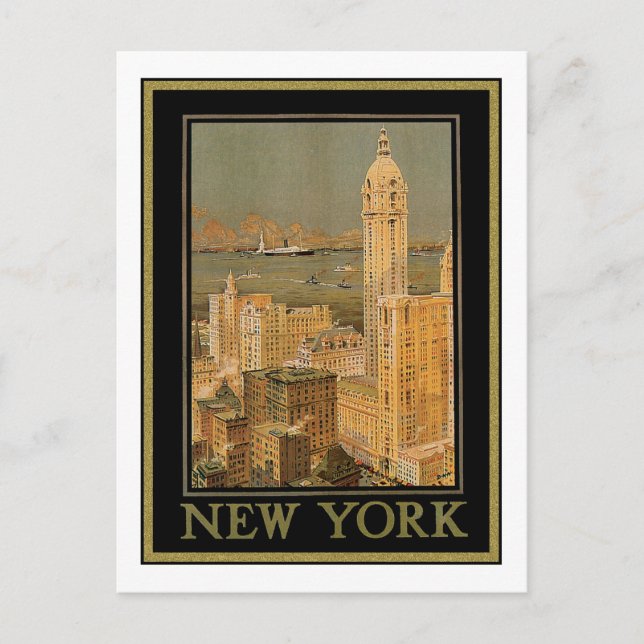 Vintage New York  (2) Postcard (Front)