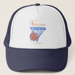 Vintage New York Basketball Retro NY Sport Design Trucker Hat
