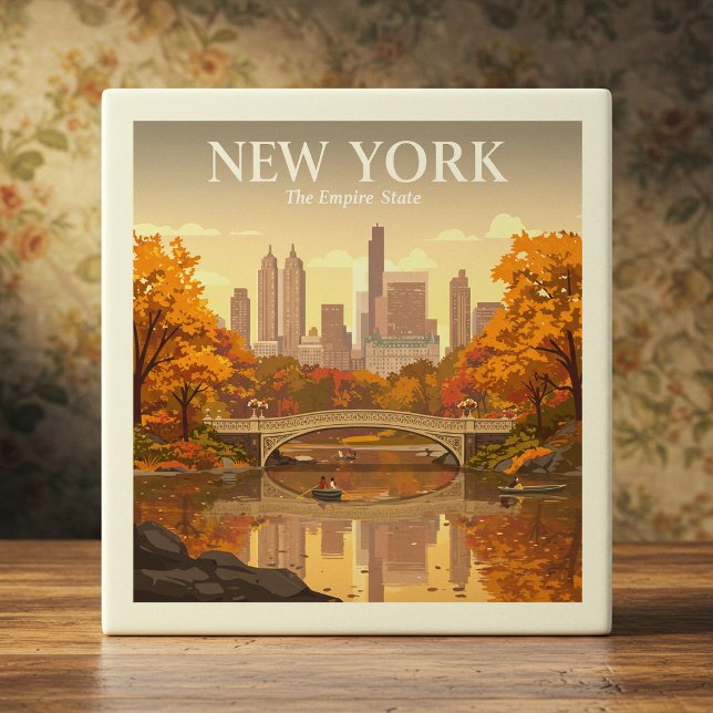Vintage New York Ceramic Tile (Creator Uploaded)