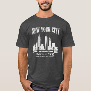 Vintage New York City 1992 T-Shirt Design Retro