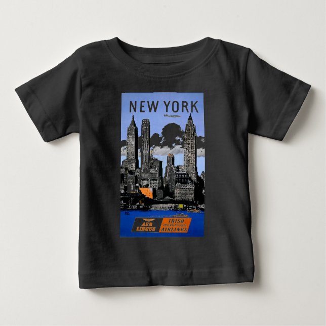 Vintage New York City Baby T-Shirt (Front)
