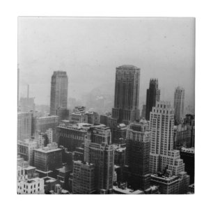 Vintage New York City Ceramic Tile