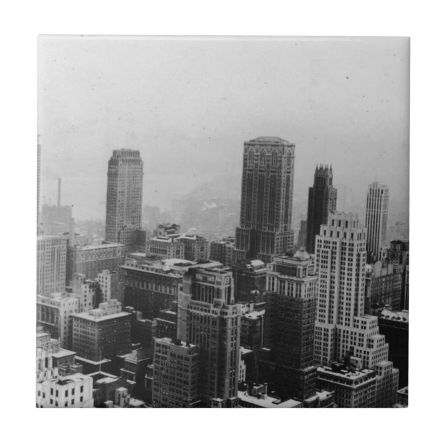 Vintage New York City Ceramic Tile (Front)