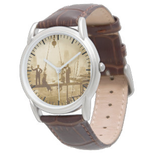 Vintage New York City Ironworkers Lunchtime Watch