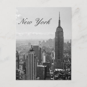 Vintage New York City Script Travel Postcard