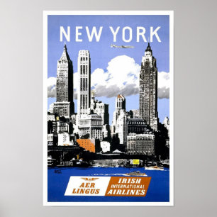 Vintage New York City Travel Poster