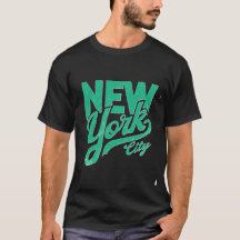 Vintage New York City Typography Design T-Shirt
