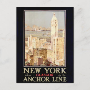 Vintage New York City, USA - Postcard