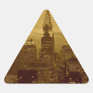 Vintage New York Manhattan Triangle Sticker