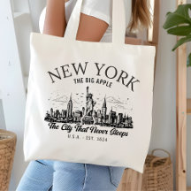 Vintage New York  | Retro Skyline City Art