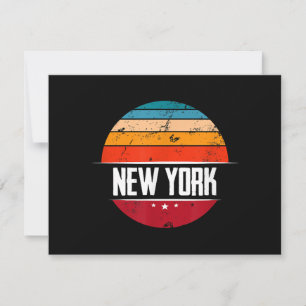 Vintage New York T-Shirt - United States Souvenir Invitation