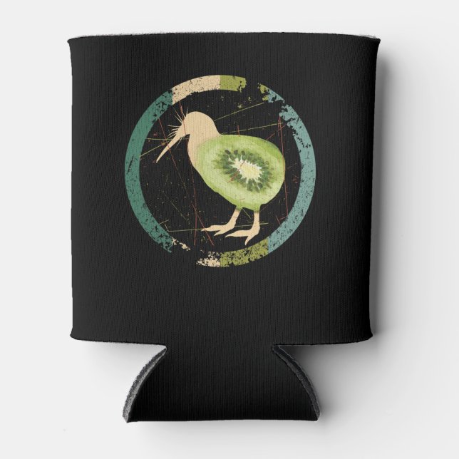 Vintage New Zealand Kiwi Can Cooler (Front)