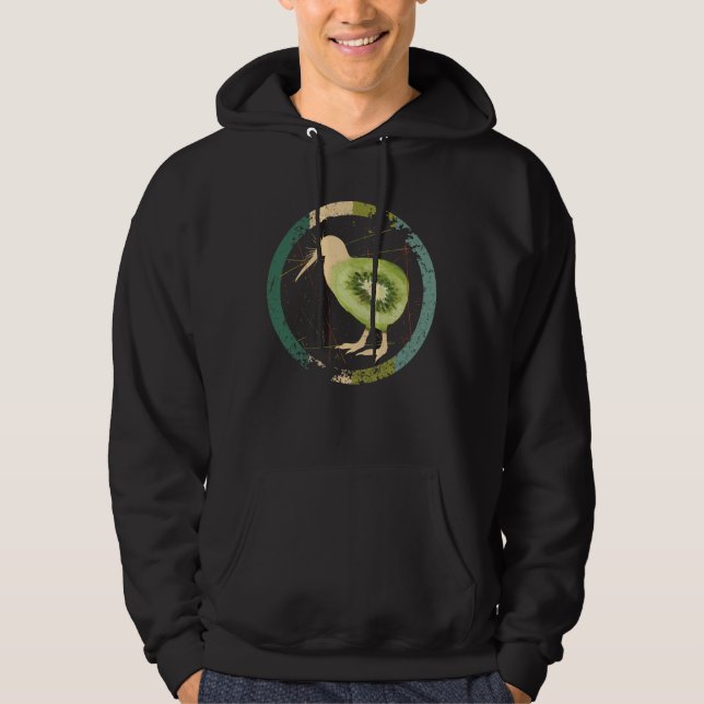 Vintage New Zealand Kiwi Hoodie (Front)
