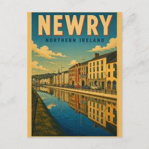 Vintage Newry Northen Ireland gifts and souvenir Postcard