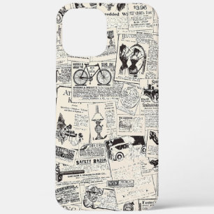 Vintage Newspaper iPhone 12 Pro Max Case