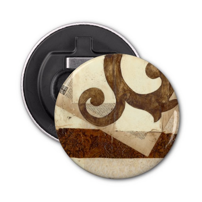 Vintage Newspaper Clipping Bottle Opener (Front)