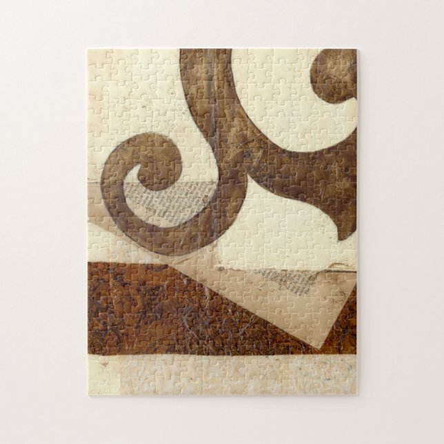 Vintage Newspaper Clipping Jigsaw Puzzle (Vertical)