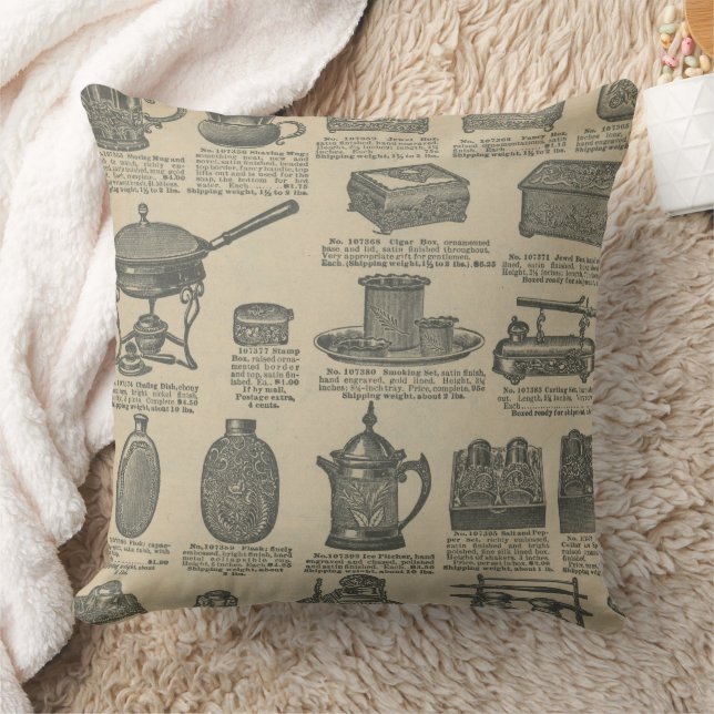 Vintage Newspaper design Cushion (Blanket)