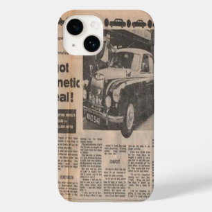 Vintage Newspaper iPhone Case - Retro Apple Phone 