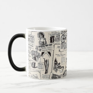 Vintage Newspaper Magic Mug