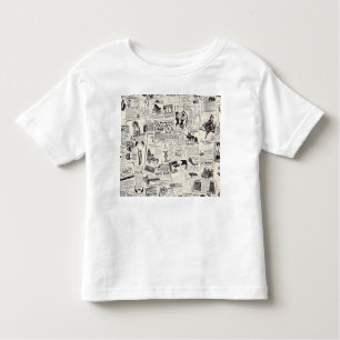 Vintage Newspaper   Toddler T-Shirt