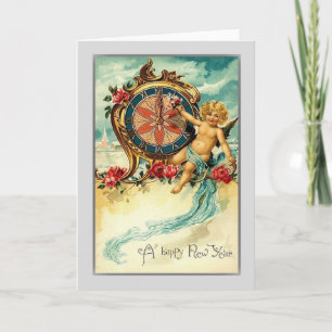 Vintage NewYear Holiday Card