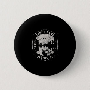 Vintage Ngs Lake Illinois Ar Retro City 6 Cm Round Badge