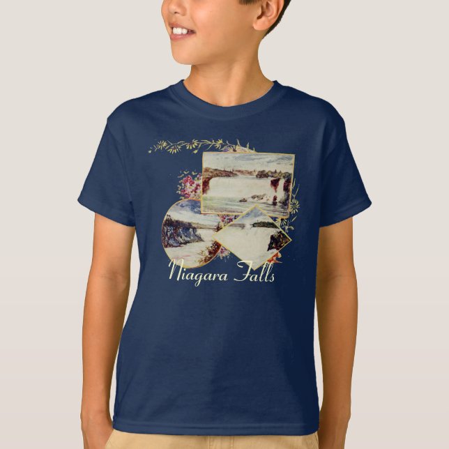 Vintage Niagara Falls Summer Kids Shirt (Front)