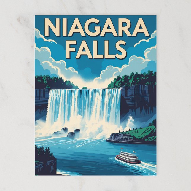 Vintage Niagara Falls Tour Boat Postcard (Creator Uploaded)