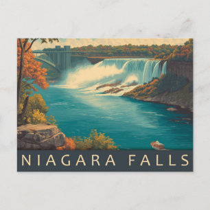 Vintage Niagara Falls Travel Postcard