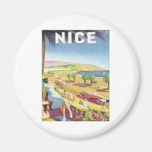 Vintage Nice France Magnet