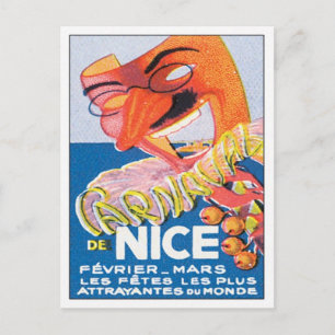Vintage Nice France Mars Postcard