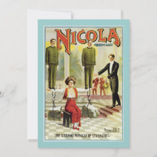 Vintage Nicola Magician Poster