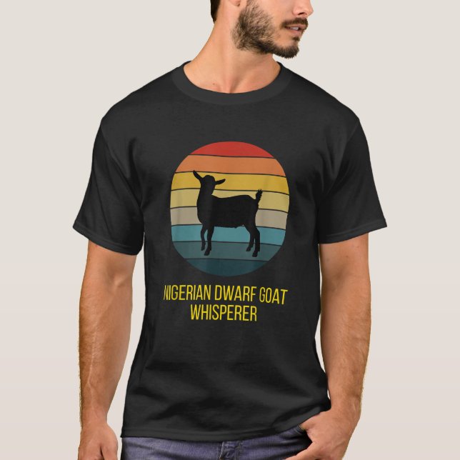 Vintage Nigerian Dwarf Goat Tee (Front)