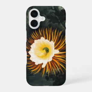 Vintage Night-Blowing Cereus Gothic Art iPhone 16 Case