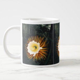 Vintage Night-Blowing Cereus Gothic Art Large Coffee Mug