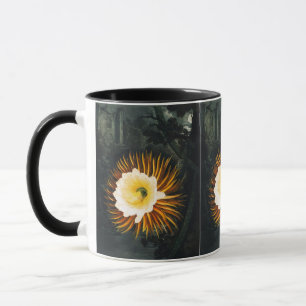 Vintage Night-Blowing Cereus Gothic Art Mug