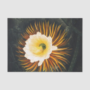 Vintage Night-Blowing Cereus Gothic Art Tissue Paper