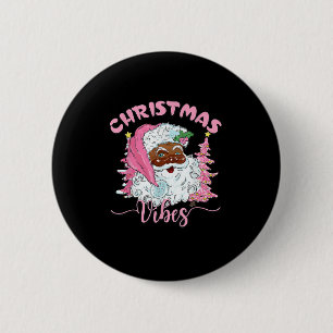 Vintage Nk Santa Claus Christmas Vibes Holiday Xma 6 Cm Round Badge