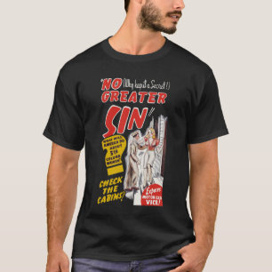 Vintage "No Greater Sin" Movie Poster T-Shirt