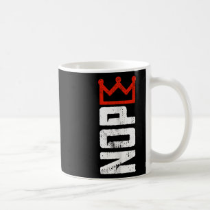 Vintage No Kings Protest Sign Vertical Coffee Mug