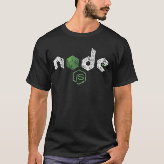 Vintage NodeJS  Node.js JavaScript Programmer T-Shirt