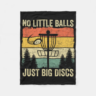 Vintage Nolittle Just Big Discs Funny Disc Golf Lo Fleece Blanket
