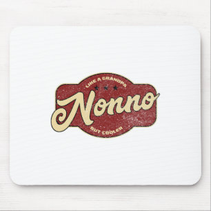 Vintage Nonno Like A Grandpa But Cooler - Italian Mouse Pad