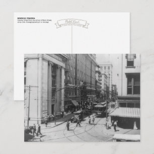 Vintage Norfolk, VA Photo: Granby at Main, 1915 Postcard