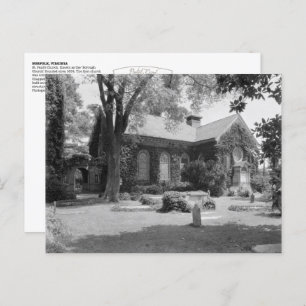 Vintage Norfolk, VA: St. Paul's Church (c.1930-39) Postcard